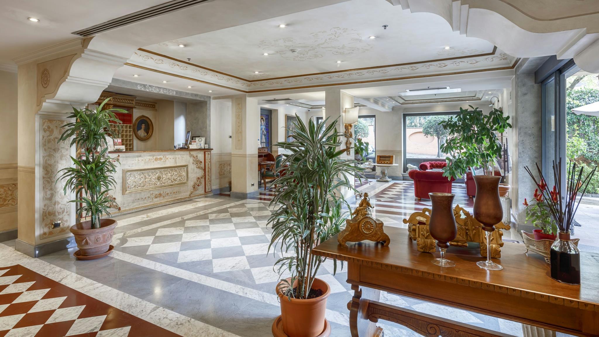 Vista Lobby Hotel Villa San Pio