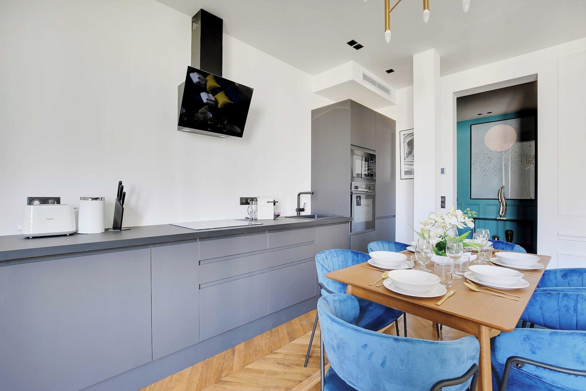 Restaurant Spacious Apartment - 3br/6p - Quinze-vingts