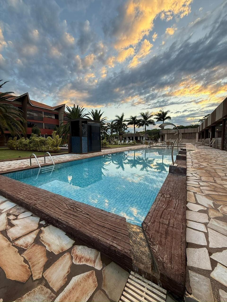 Vista Exterior Thermas Itaipuland