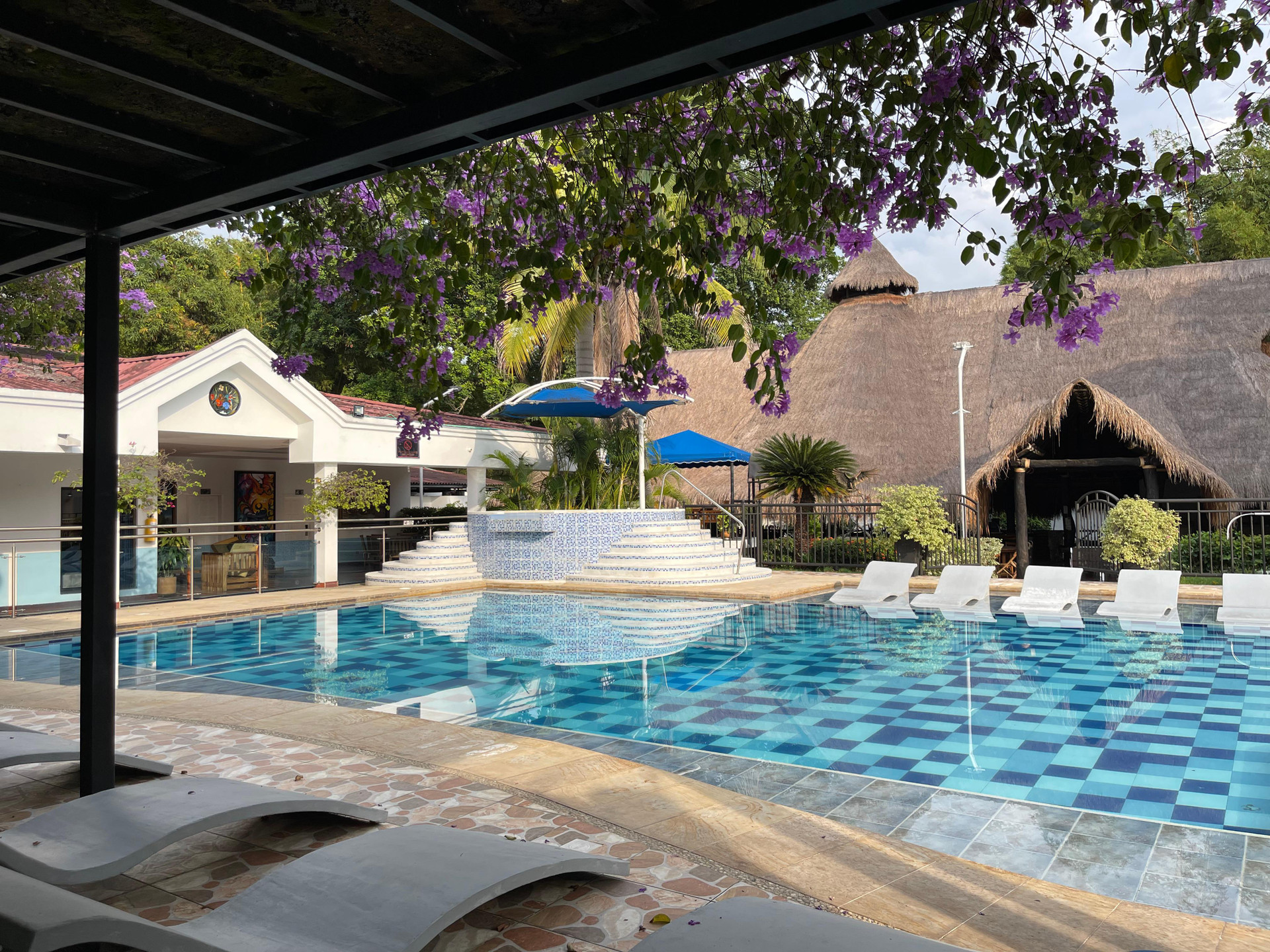 Pool view Hotel Melgar Villa Valeria
