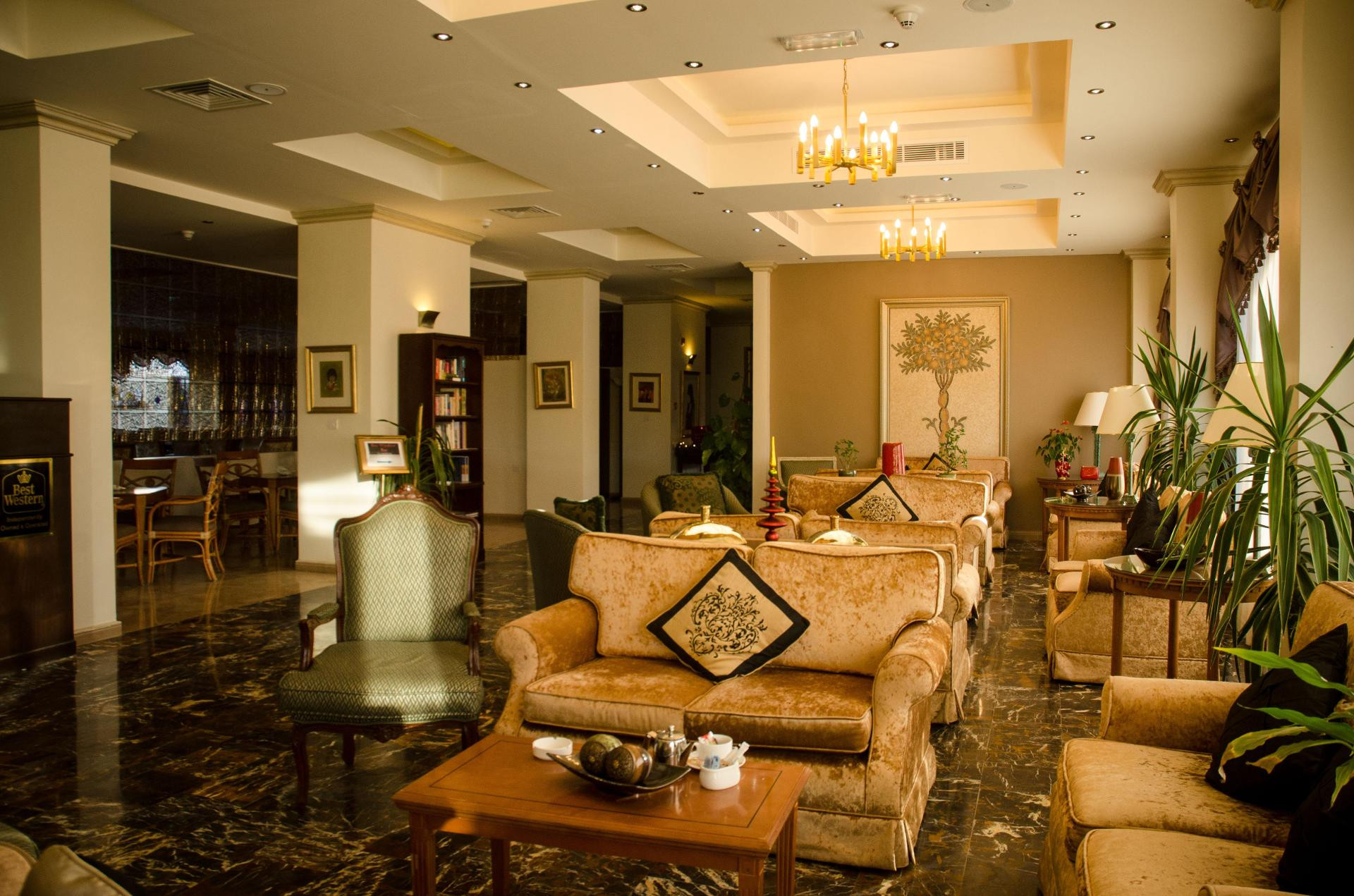 Vista Lobby Grand Hotel Madaba