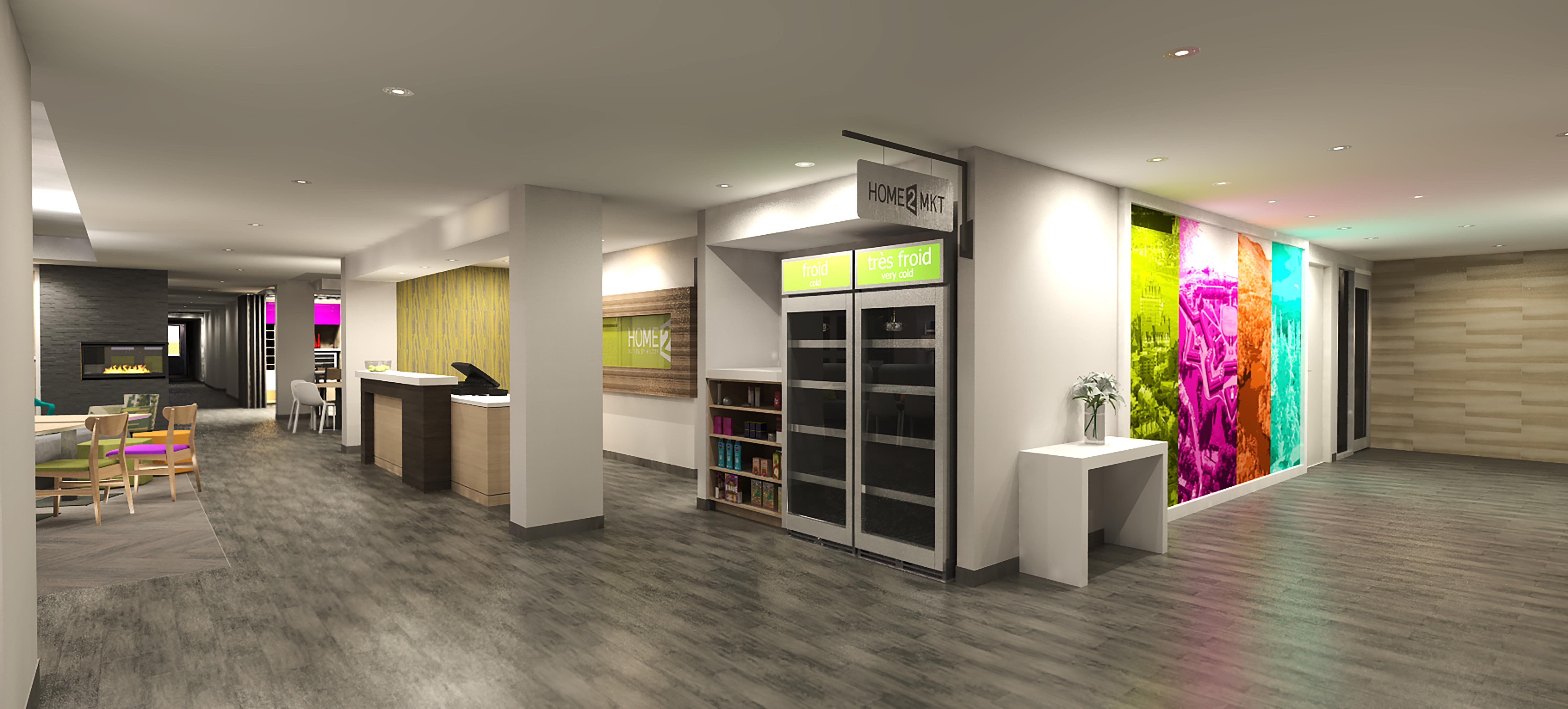 Vista Lobby Home2 Suites By Hilton Quebec City