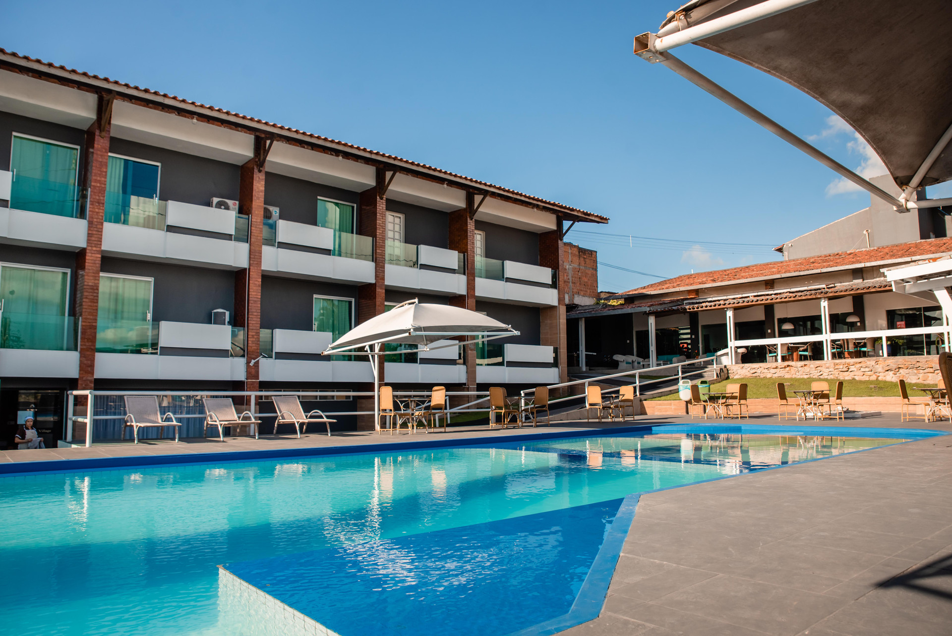 Vista Piscina Hotel Village Premium Caruaru