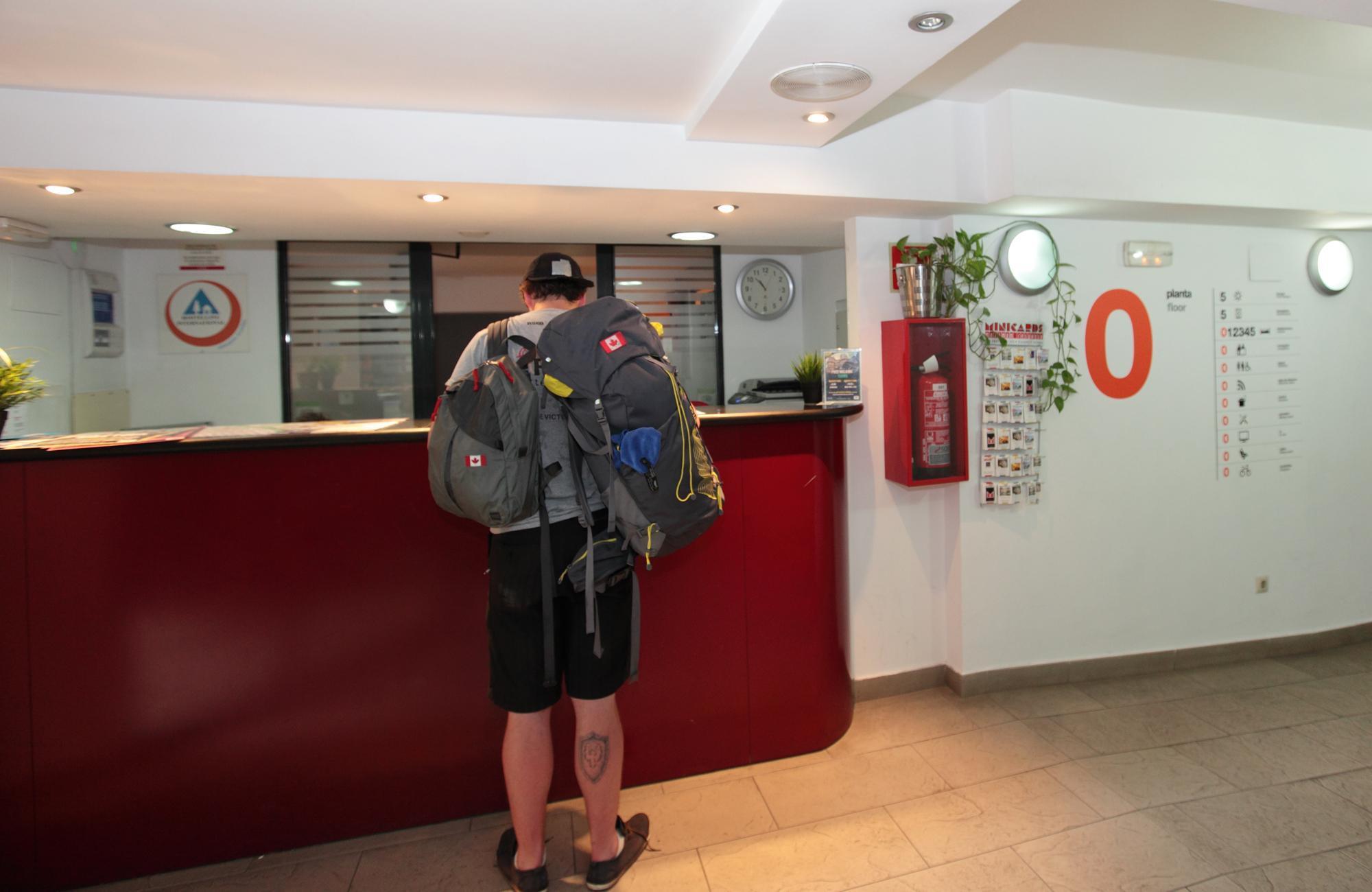 Vista Lobby Youth Hostel Center Valencia