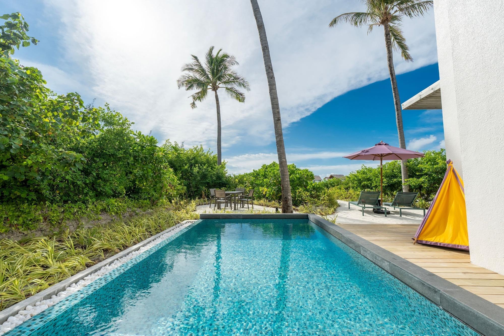 Vista Piscina Hard Rock Hotel Maldives