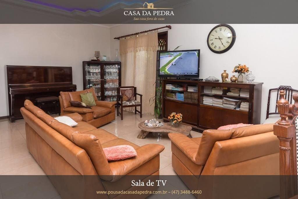 Vista Lobby Pousada Casa de Pedra