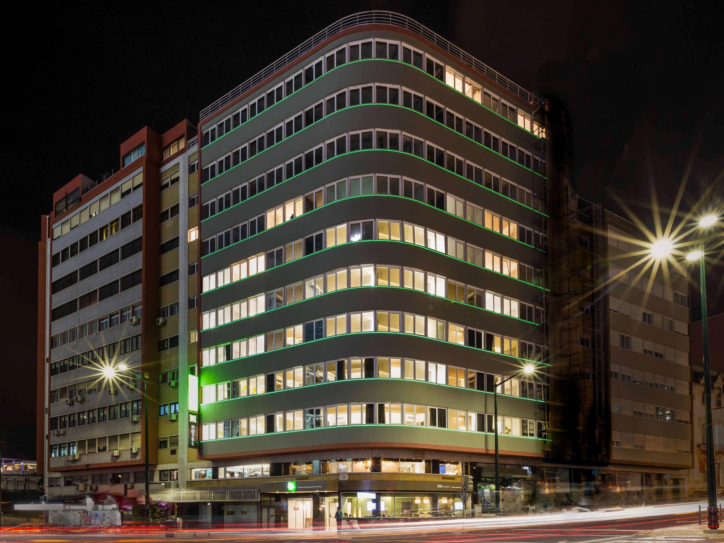Vista Exterior ibis Styles Lisboa Centro Marquês de Pombal