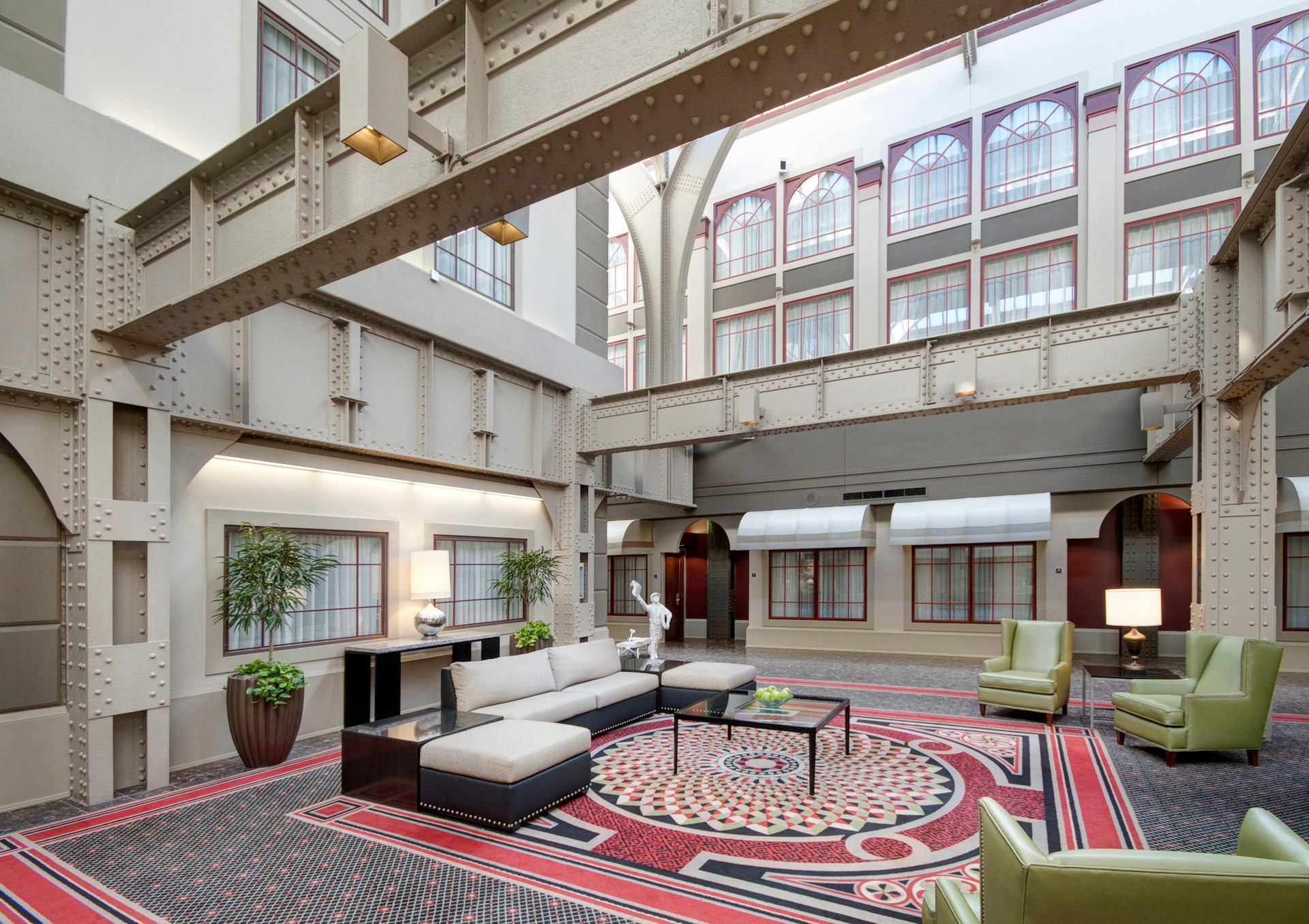 Vista Lobby Crowne Plaza Indianapolis-Dwtn-Union Stn by IHG