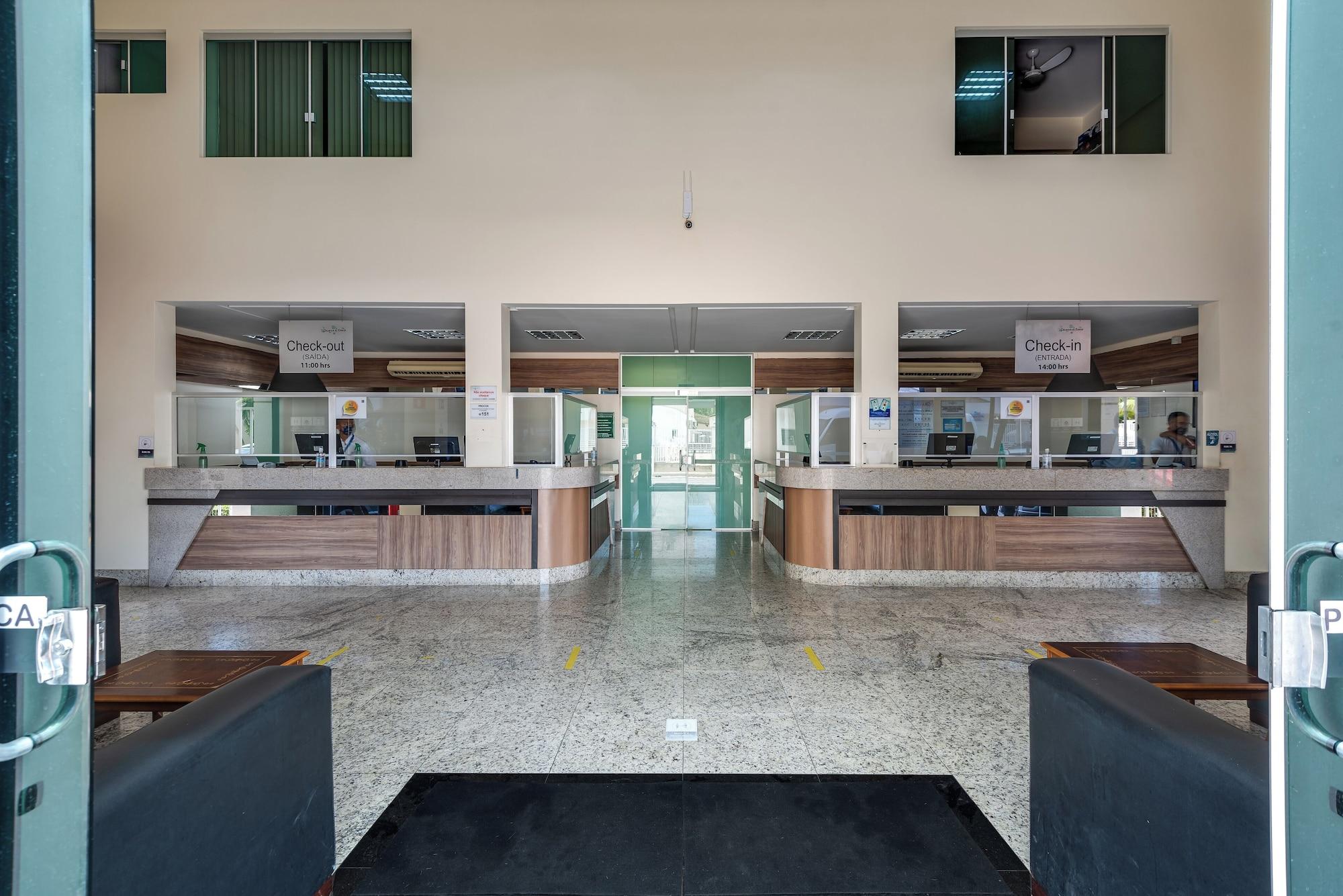 Vista Lobby Lacqua diRoma III - Direto com o Grupo Diroma - acesso ao Acqua Park com café da manhã