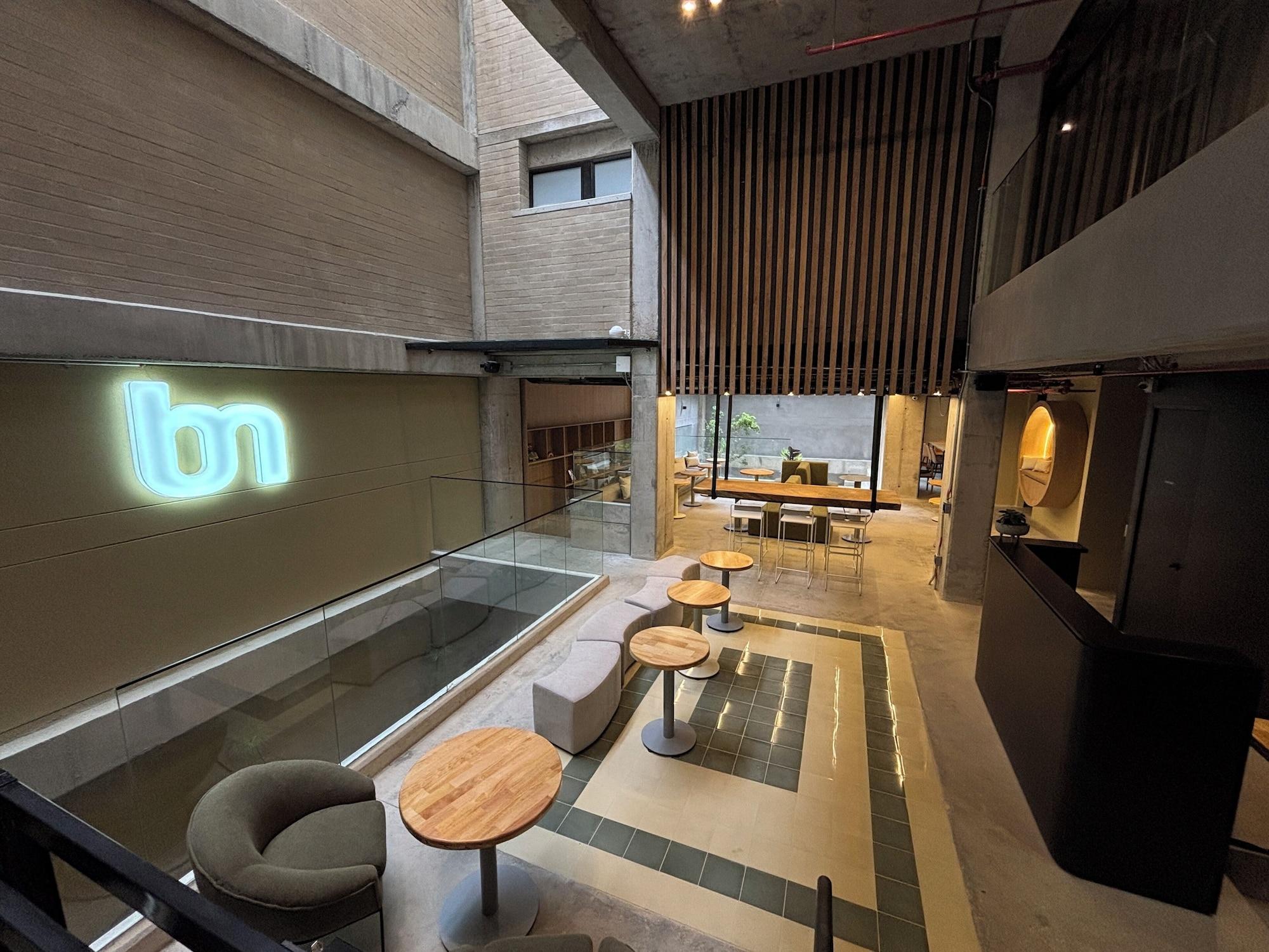 Vista do lobby beminimal Jardines