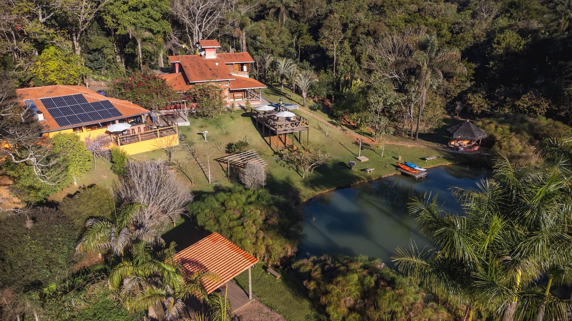 Vista Exterior Ecopousada Serra Verde