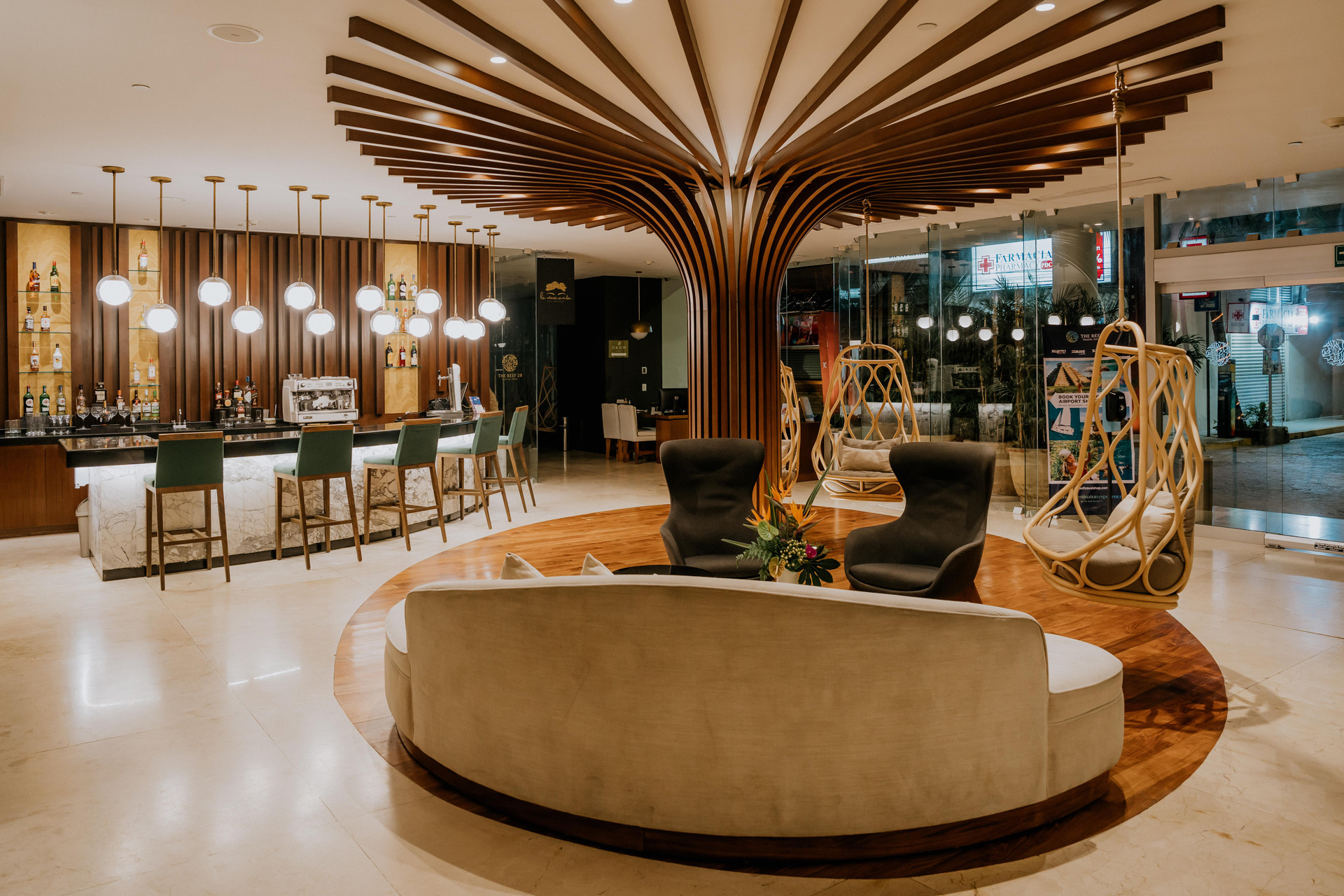 Vista Lobby The Reef 28 Hotel & Spa – Luxury adults only – All Suites – with optional All Inlcusive