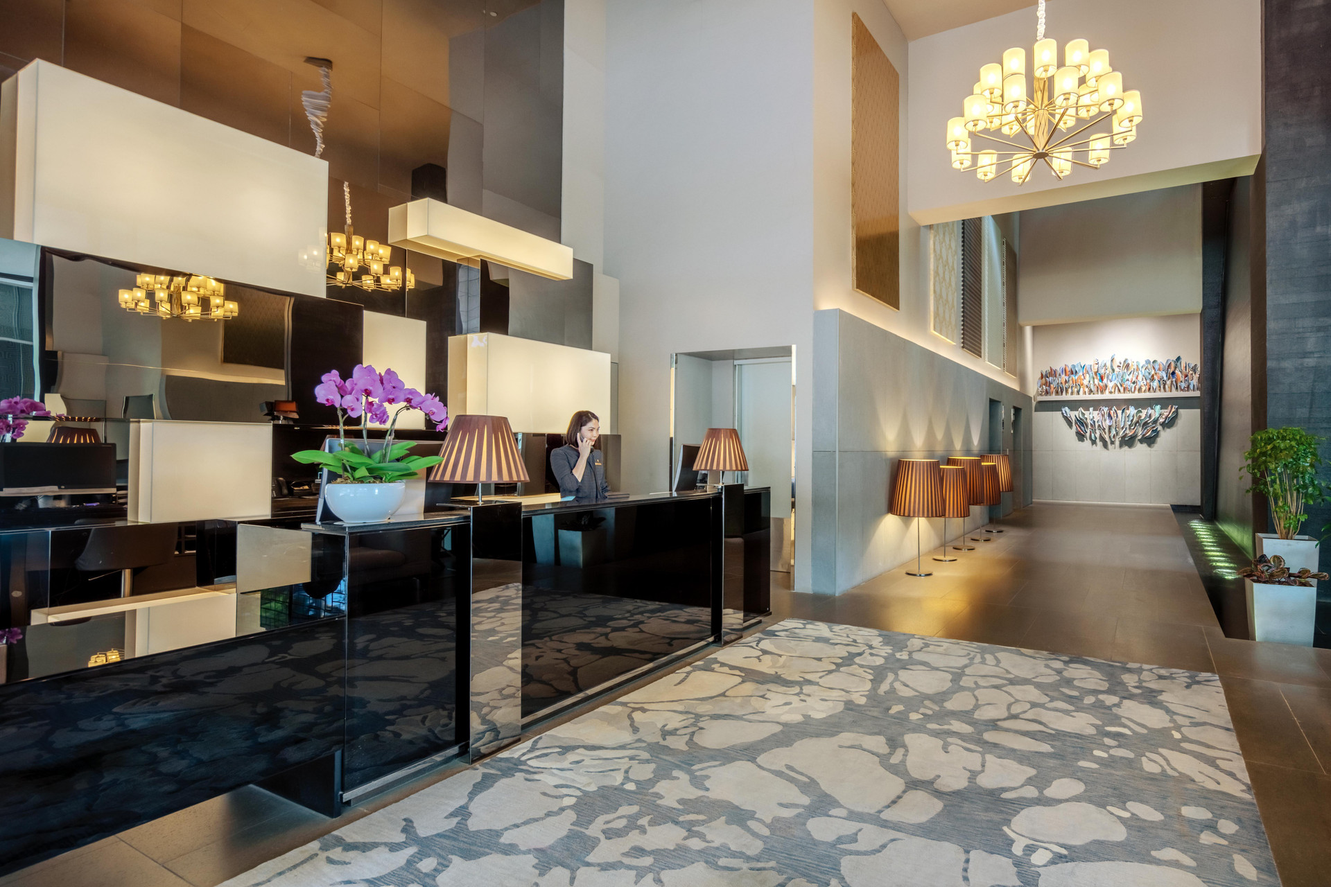 Vista Lobby Pan Pacific Serviced Suites Orchard, Singapore