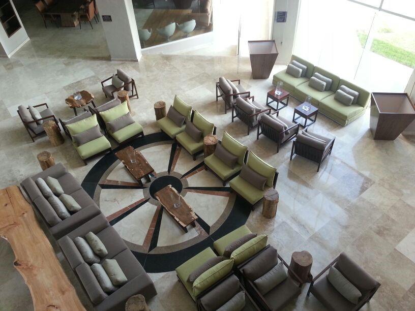 Vista do lobby Hilton Garden Inn Veracruz-Boca del Río