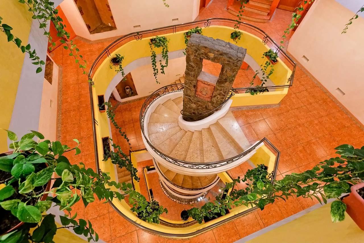 Vista do lobby Suites Xadani