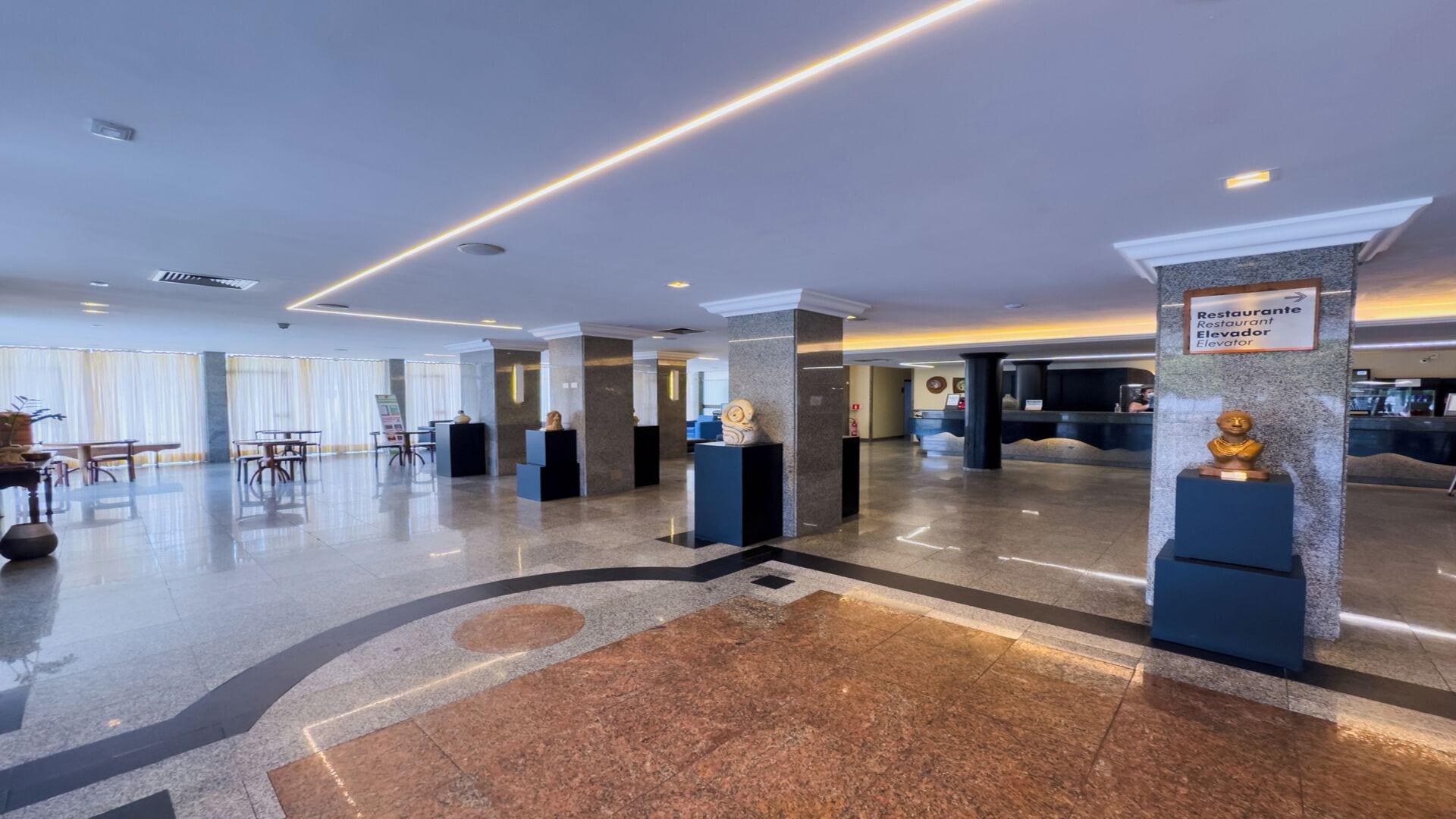 Vista Lobby Hotel Caiçara João Pessoa