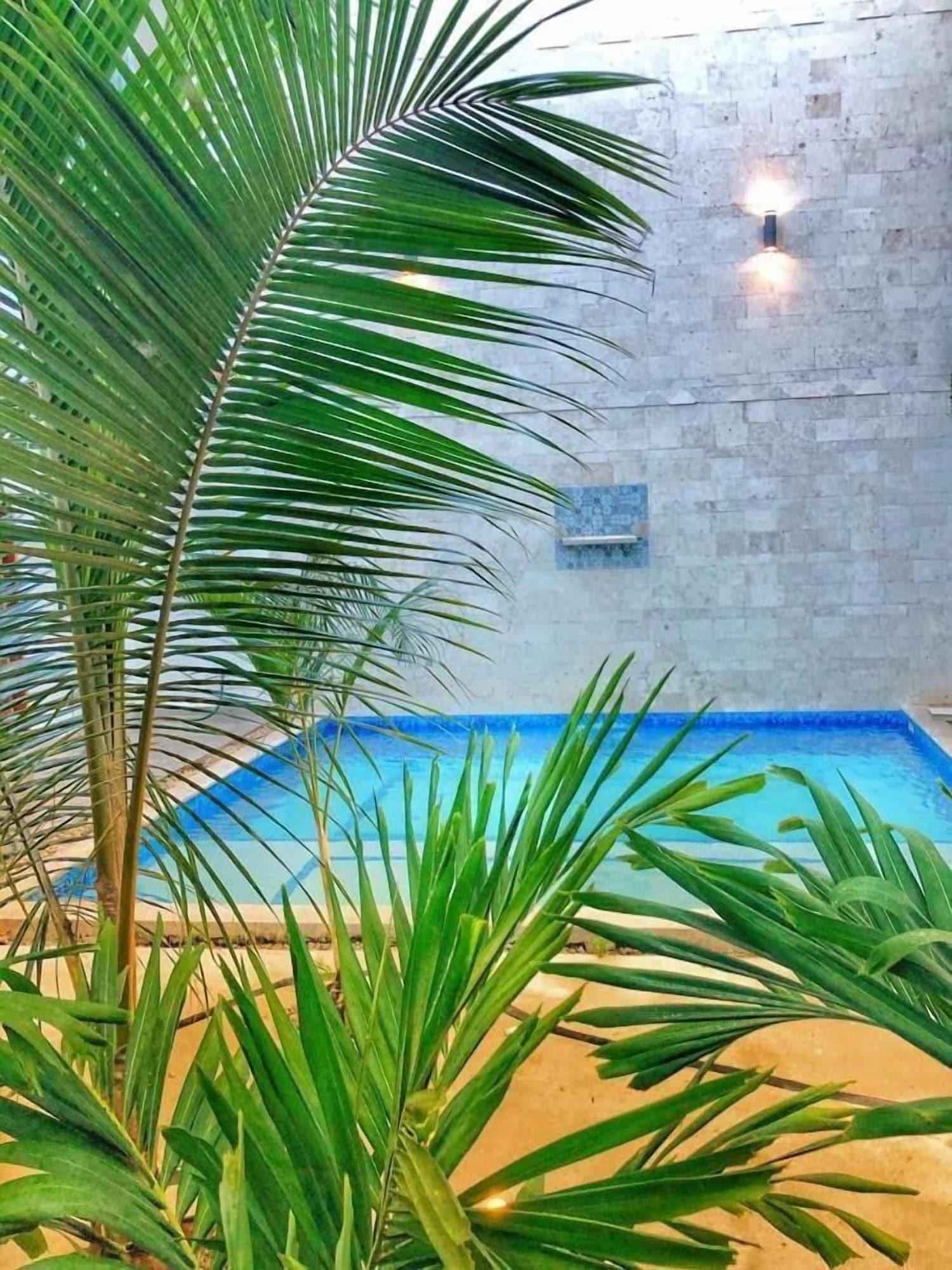 Vista Piscina Hotel Centrico Tulum