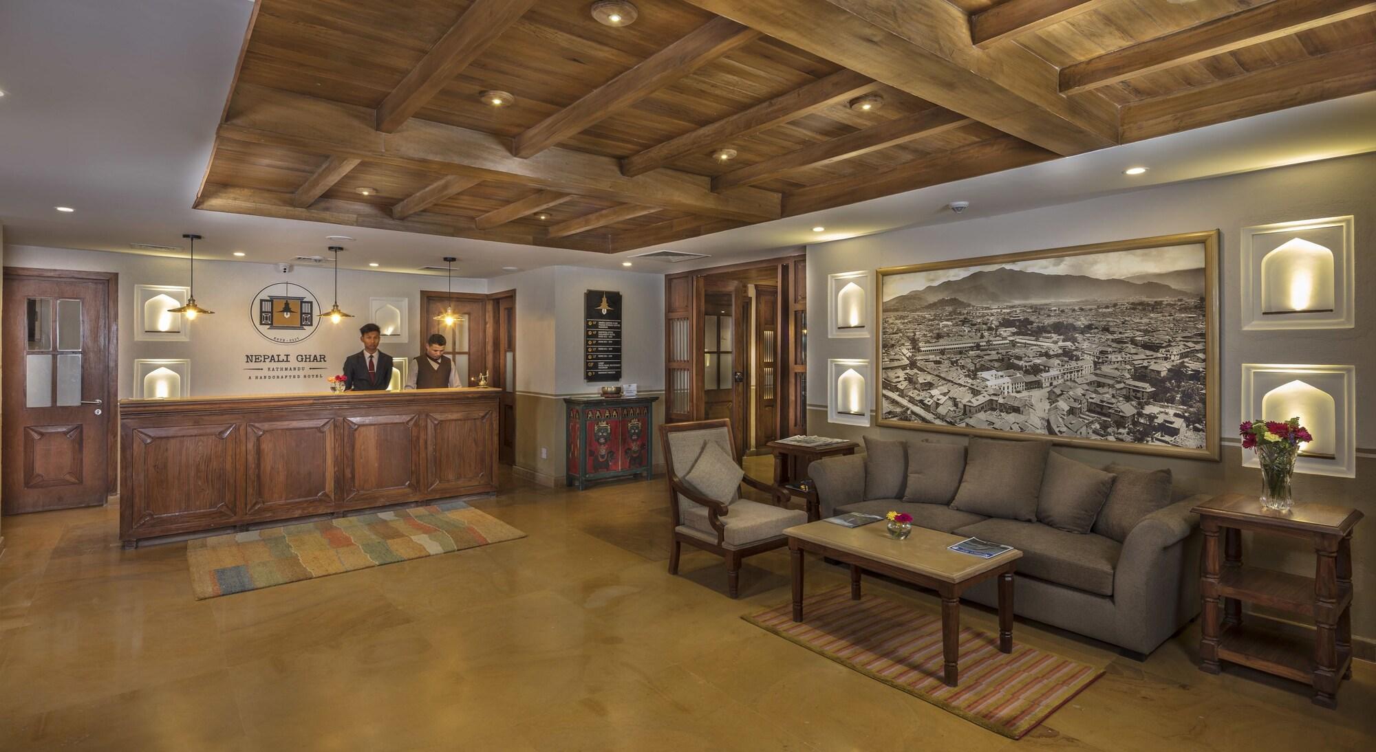 Vista Lobby Nepali Ghar Hotel