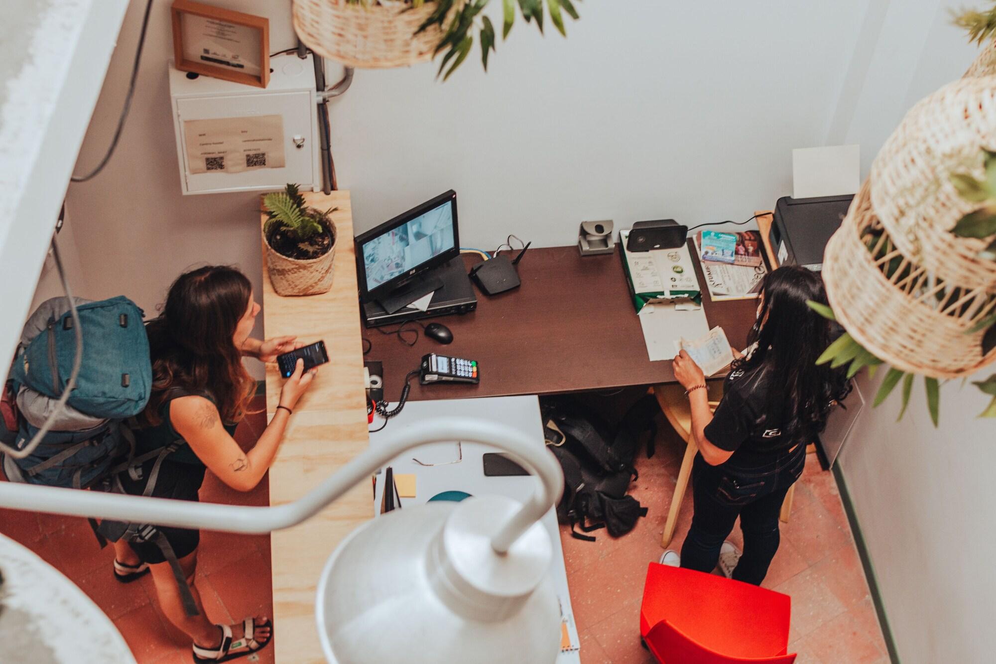 Vista Lobby Centro Hostel Medellín