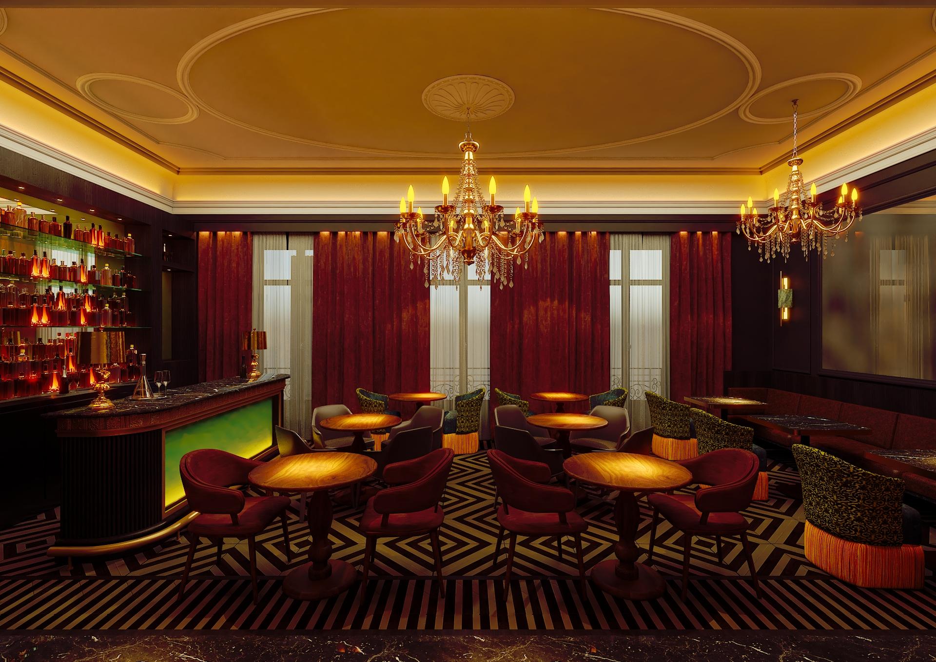 Bar/Salón Palacio Gran Vía, Royal Hideaway hotel