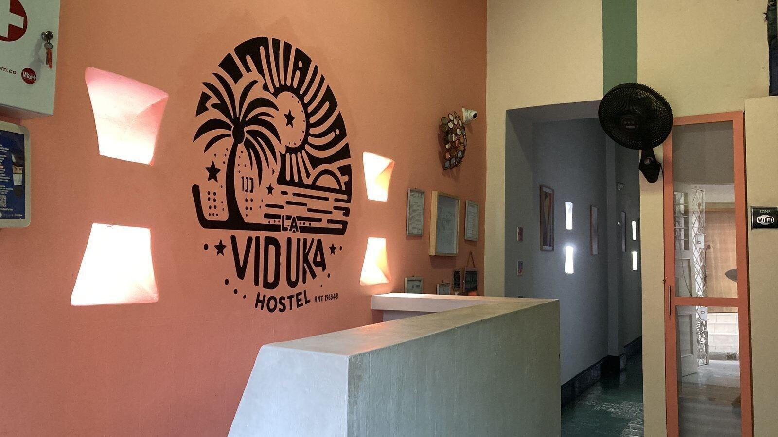 Vista Lobby la viduka Hostel s.a.s