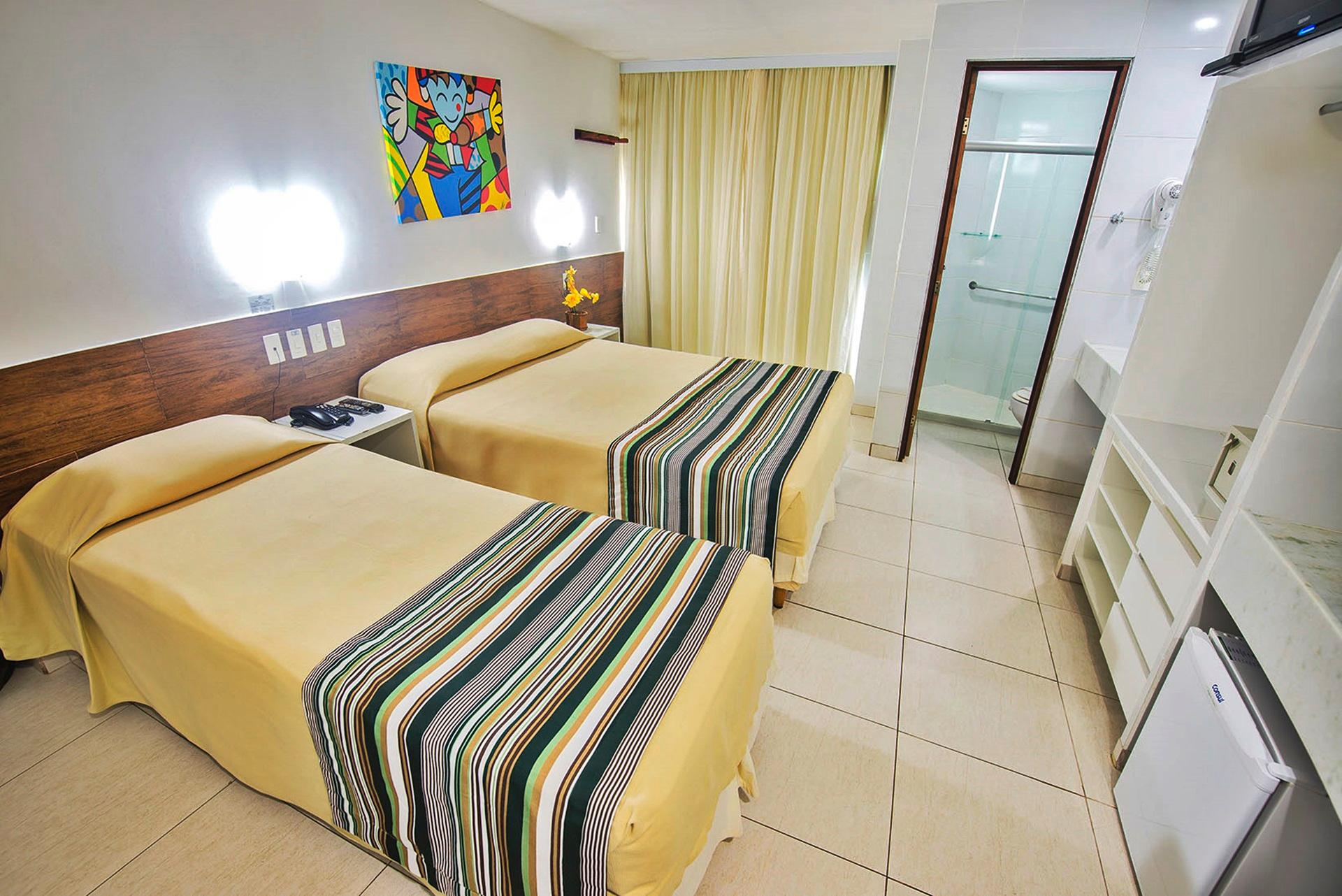 Guest room Corais de Tambaú Hotel
