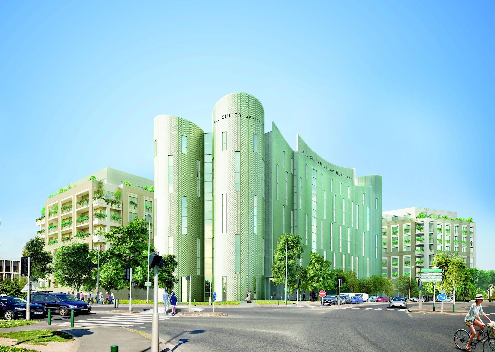 Vista Exterior All Suites Appart Hotel Noisy Le Grand