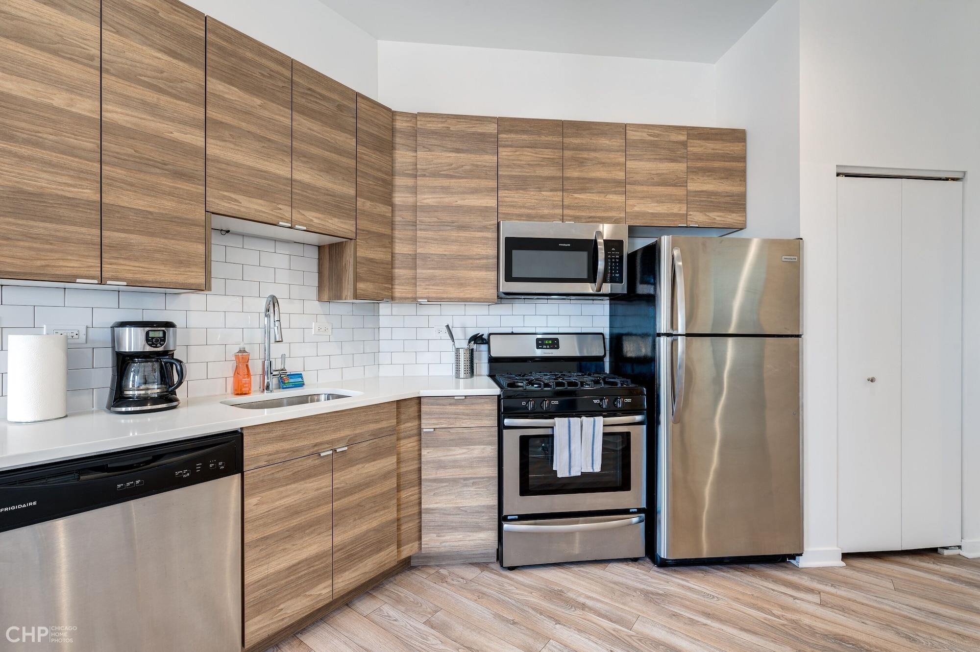 Equipamiento de Habitación River West, Second Floor Chicago by 747 Lofts