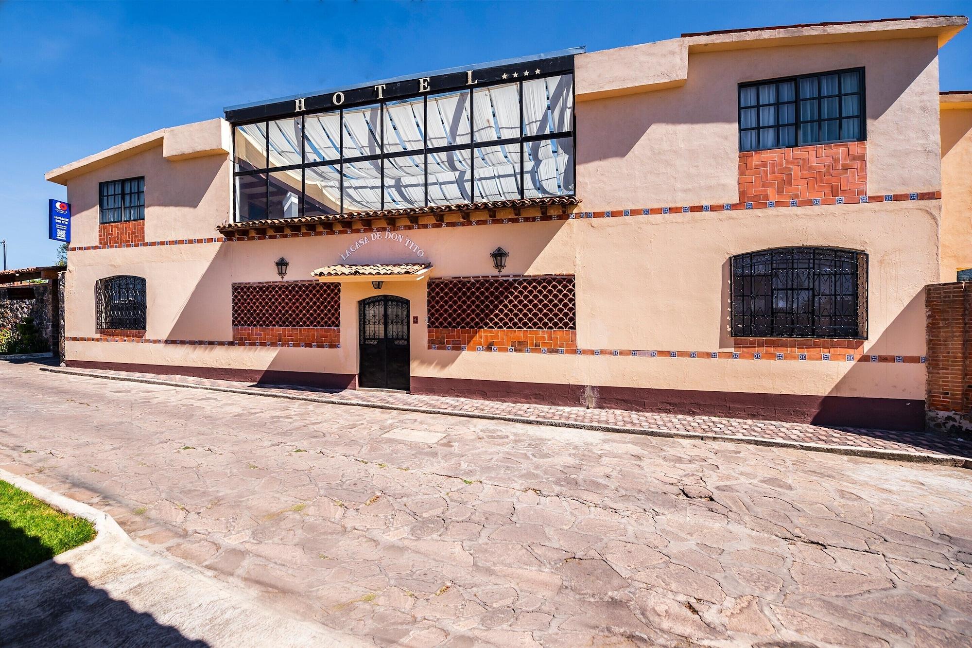 Vista Exterior Hotel La Casa de Don Tito, Jocotitlán