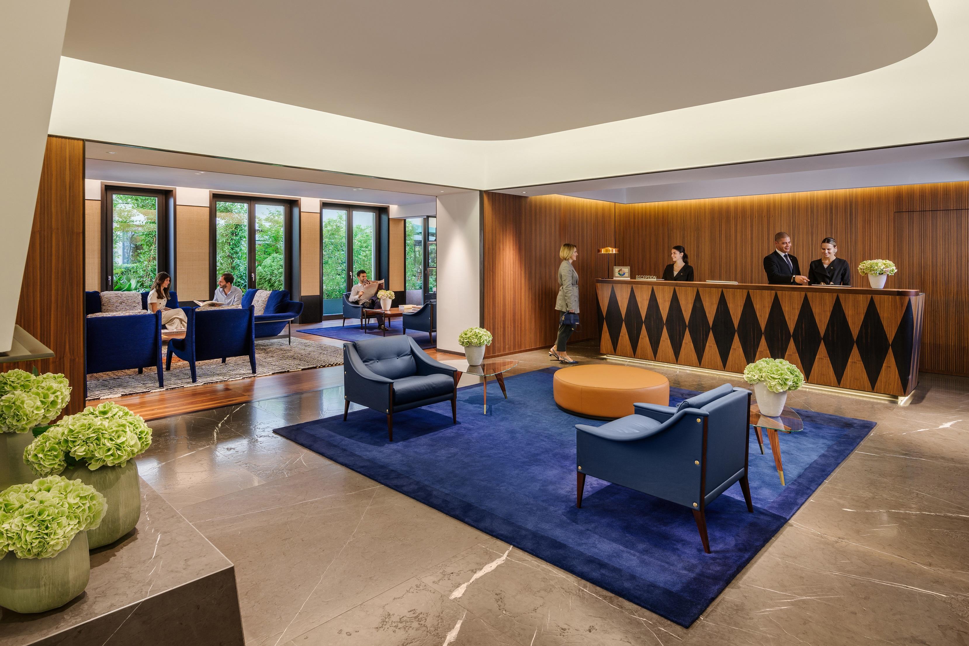 Vista Lobby Mandarin Oriental, Milan