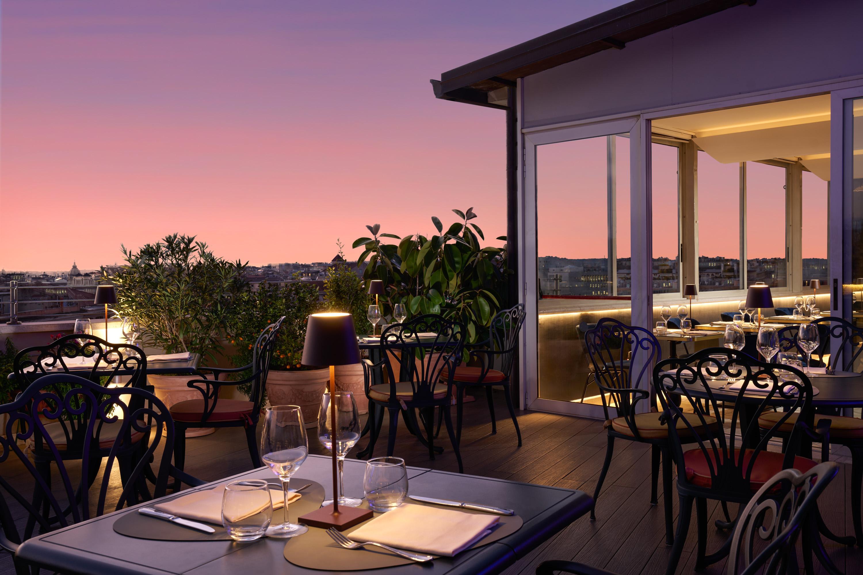 Restaurant Marcella Royal Hotel - Rooftop Garden
