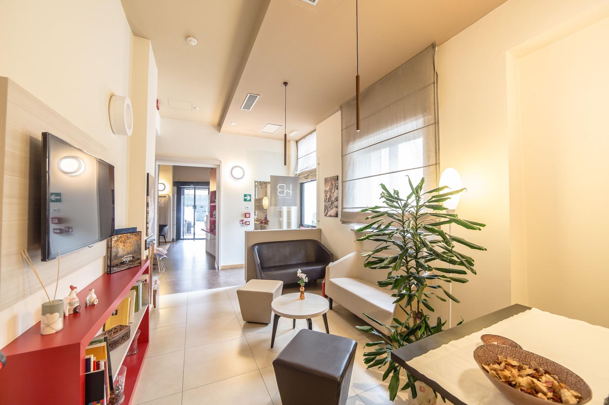 Vista Lobby HB Aosta Hotel & Balcony SPA