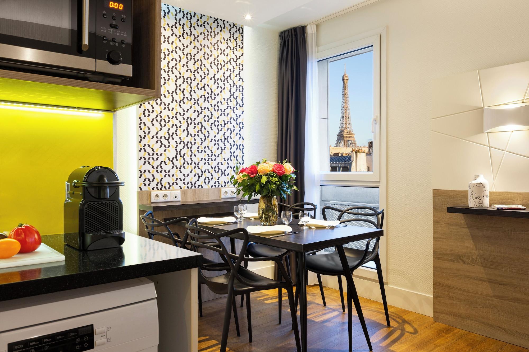Equipamiento de Habitación Citadines Tour Eiffel Paris