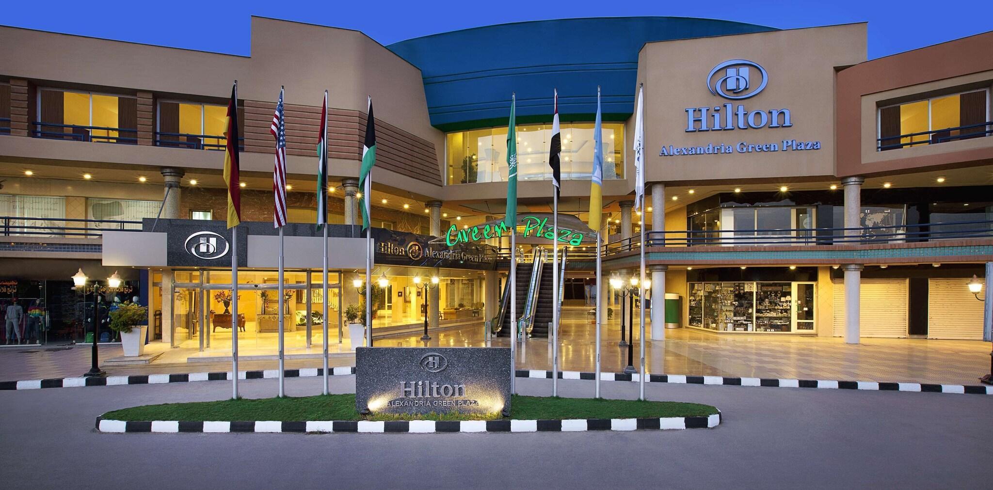 Vista Exterior Hilton Alexandria Green Plaza