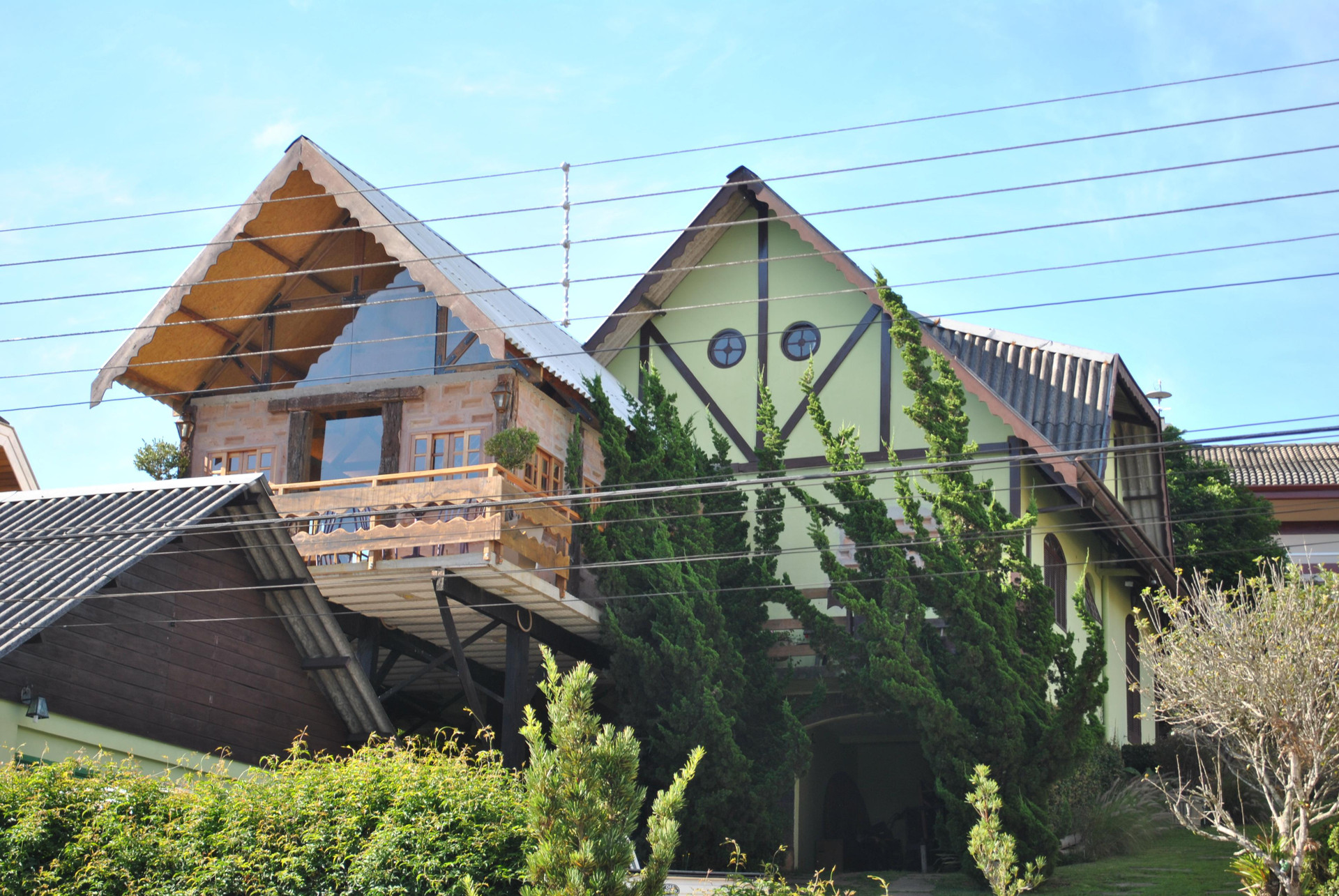 Vista Exterior Hostel da Montanha