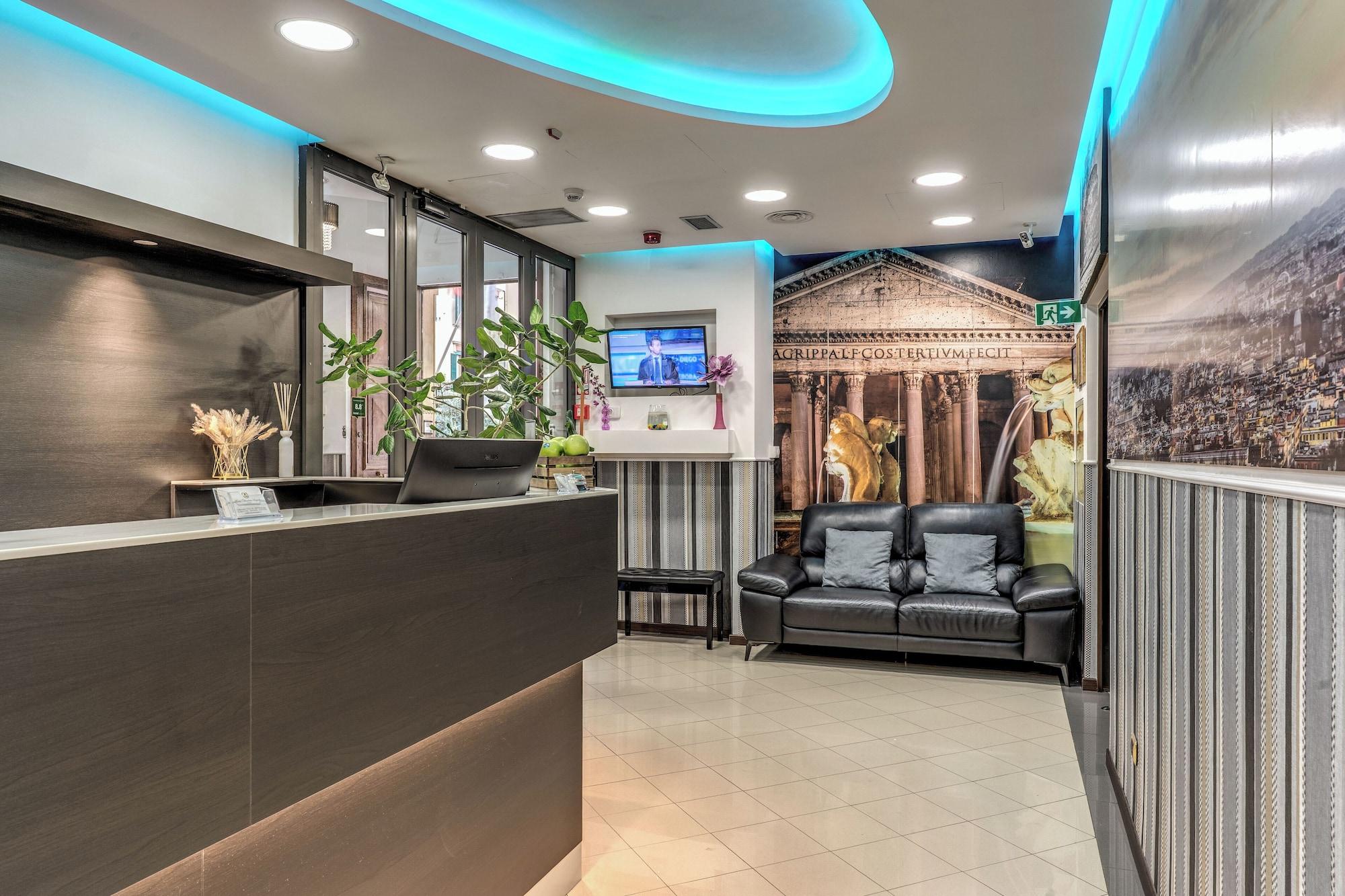 Vista Lobby Hotel Ottaviano Augusto