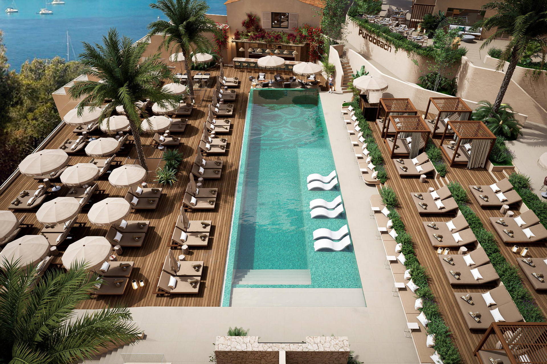 Vista Piscina Purobeach Resort Santa Ponsa