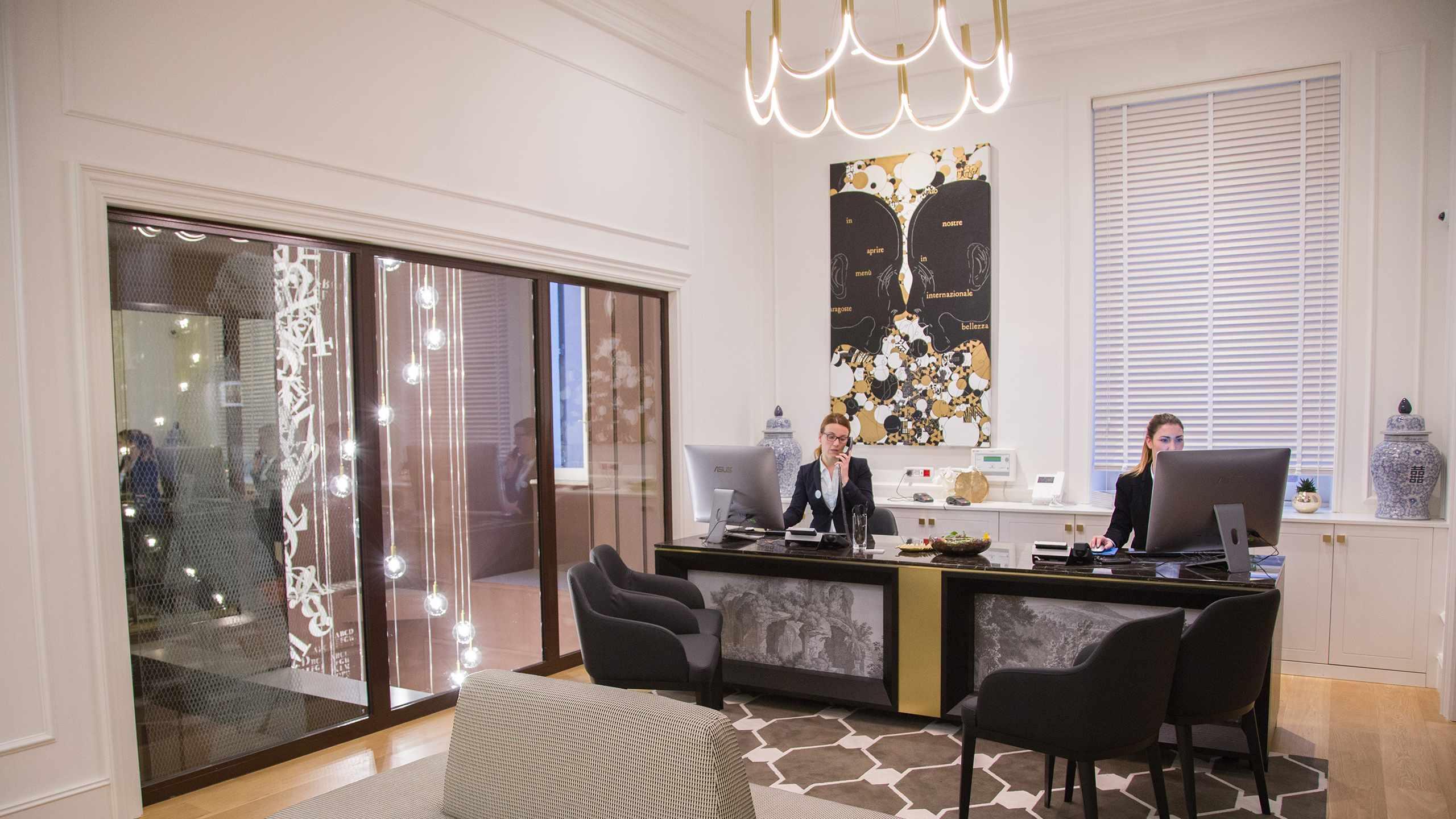 Vista Lobby Elizabeth Unique Rome - a Member of Design Hotels