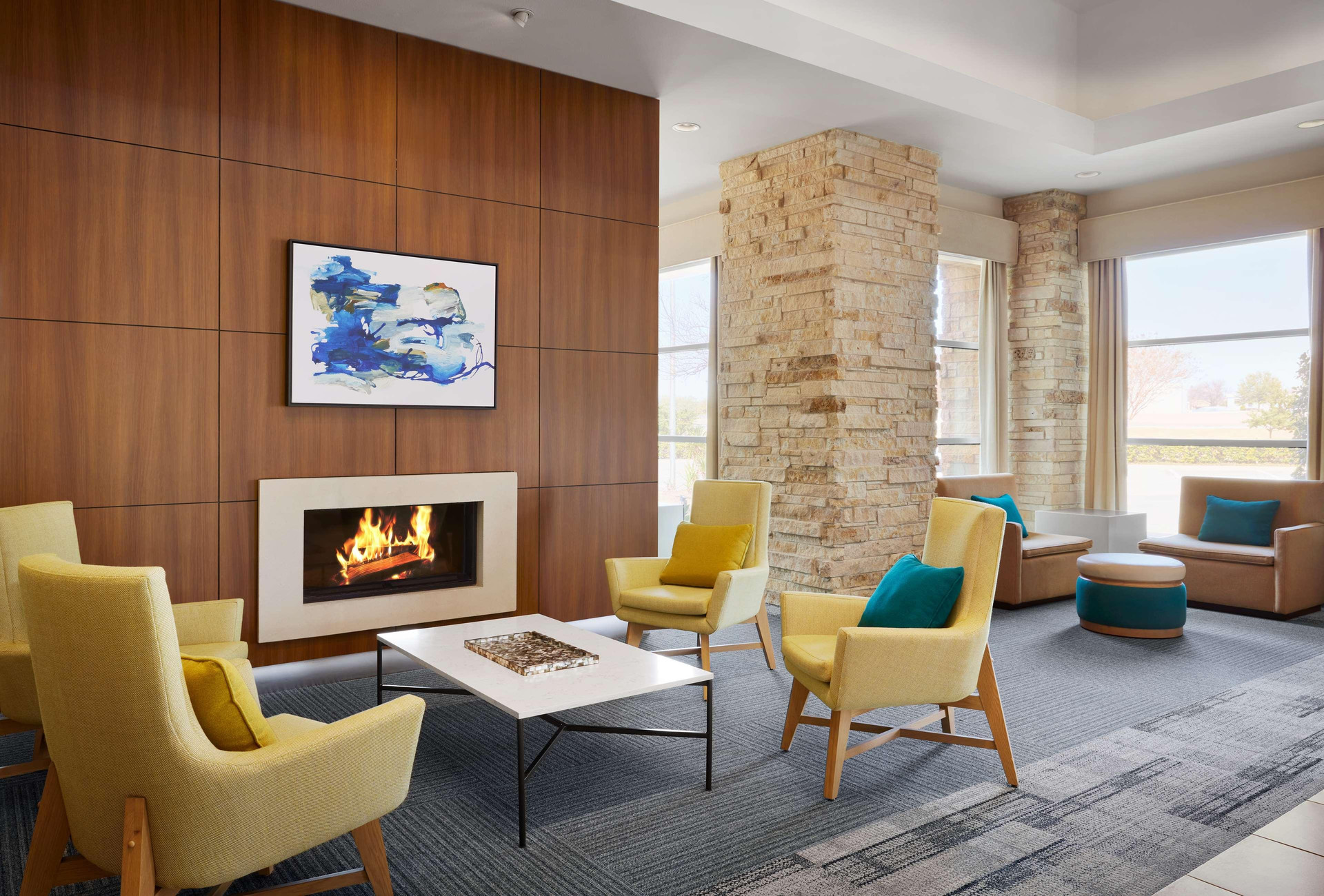 Vista Lobby Hilton Garden Inn Dallas Richardson