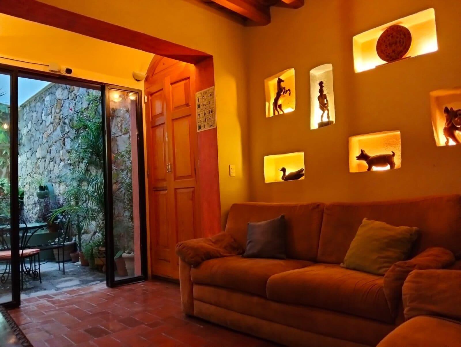 Vista Lobby Hotel Antigua Casa de Piedra