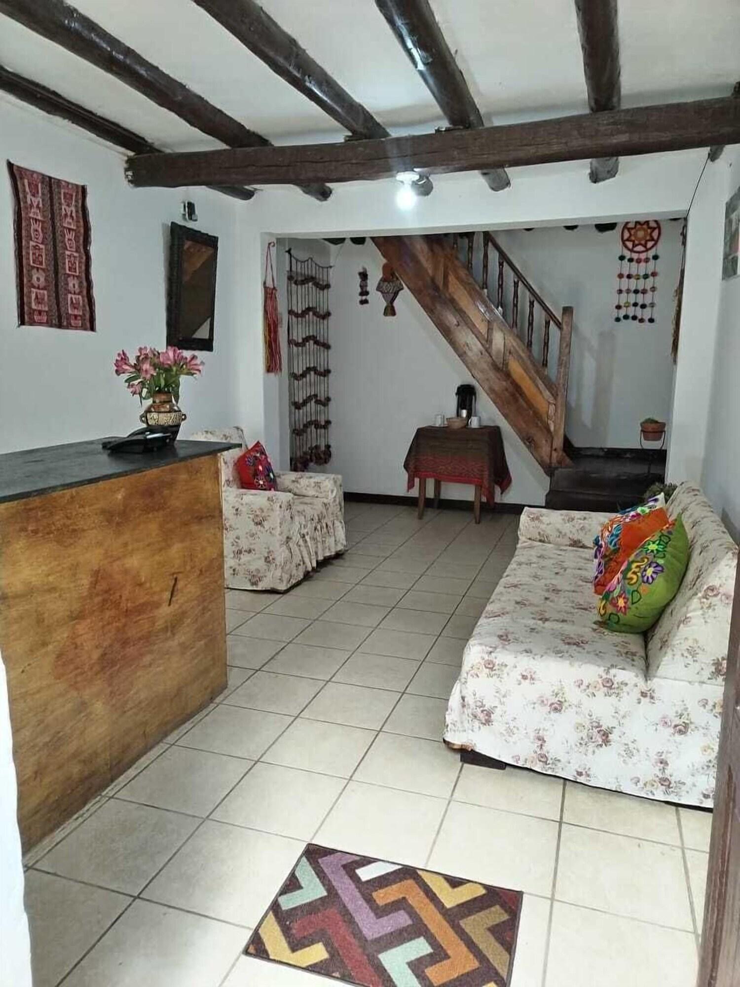 Vista Lobby Hostal La Posada De Ollanta