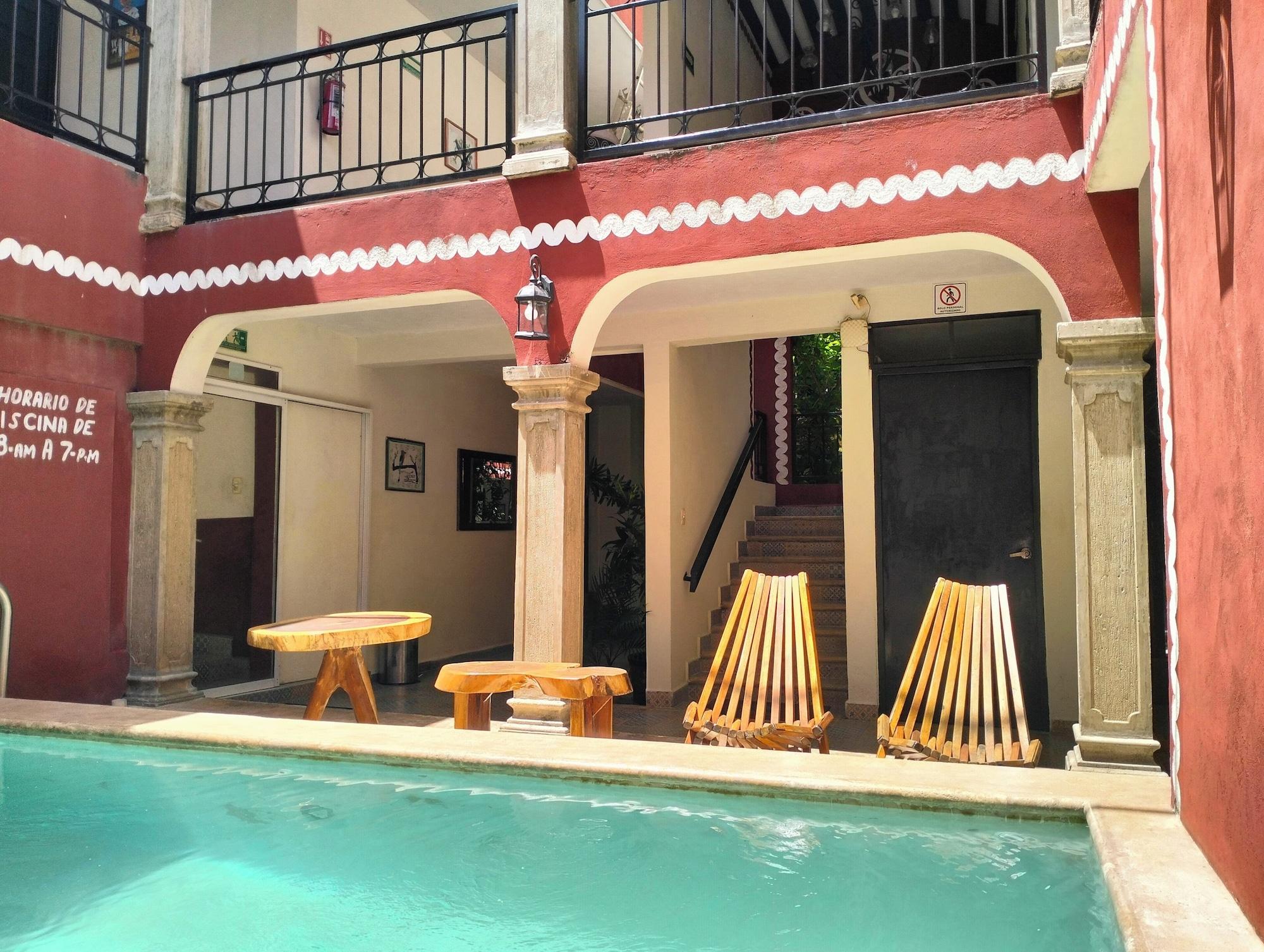 Vista da piscina Quinta Marciala Hotel Boutique