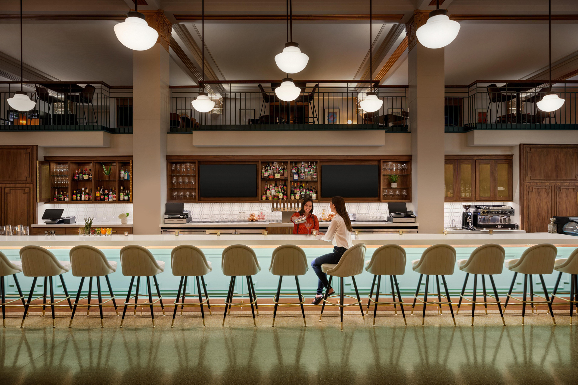 Bar/Salón Indigo Winston-Salem Downtown