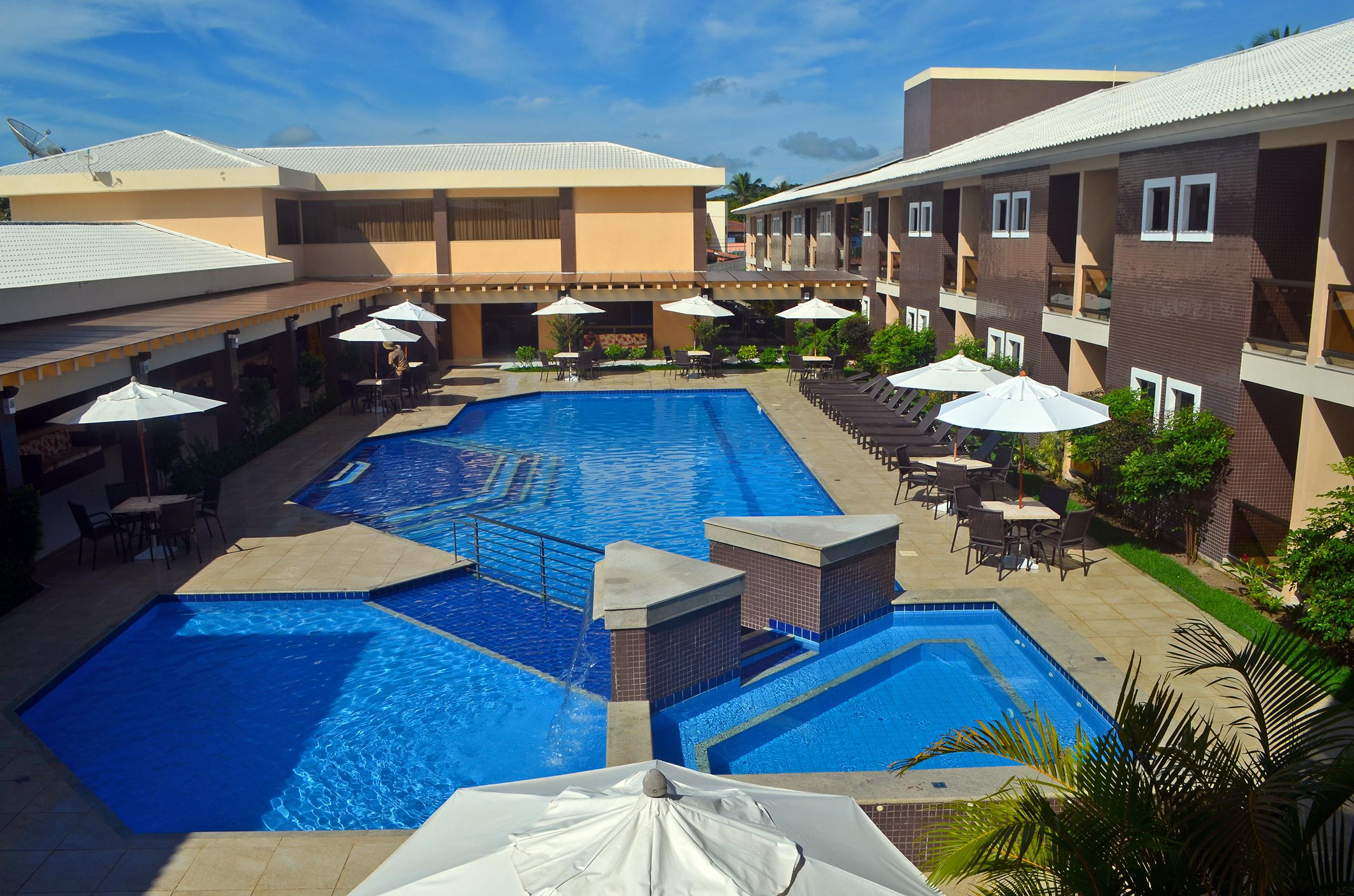 Vista Piscina Safira Praia Hotel