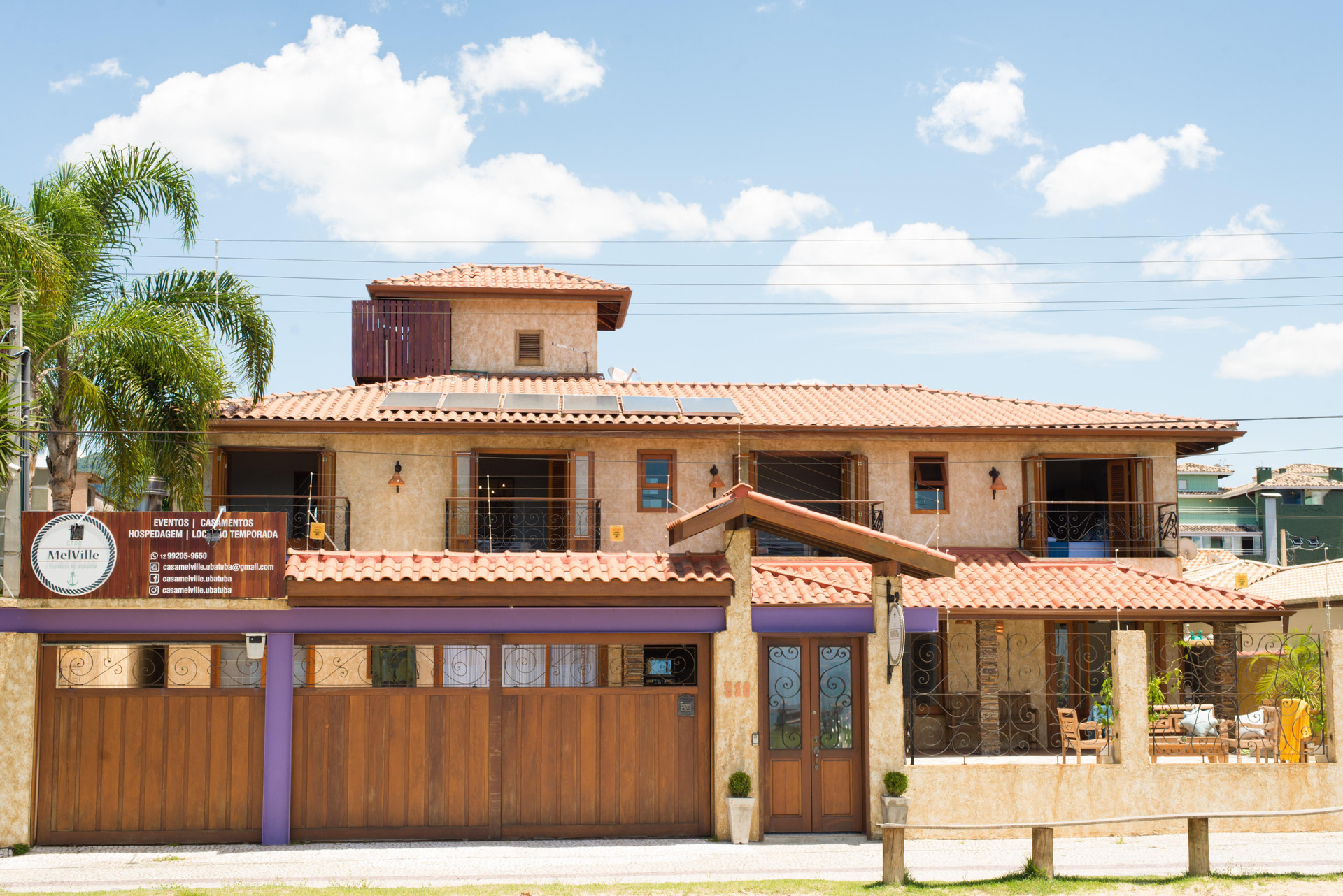 Vista Exterior Casa Melville Hospedagem