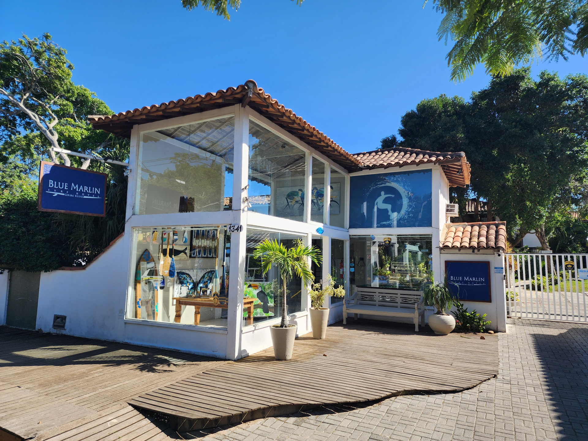Vista Exterior Pousada Blue Marlin
