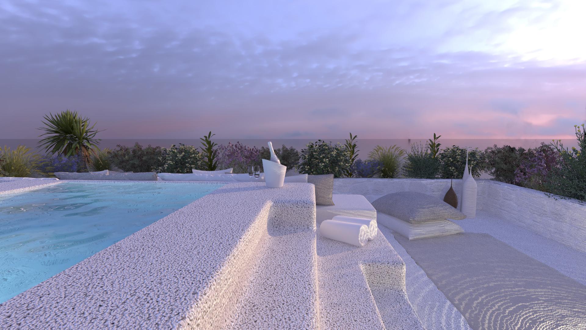 Vista Exterior Mykonos Earth Suites - Adults Only