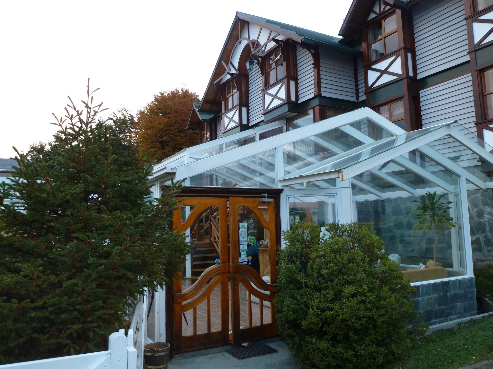 Vista Lobby Hosteria Patagonia Jarke