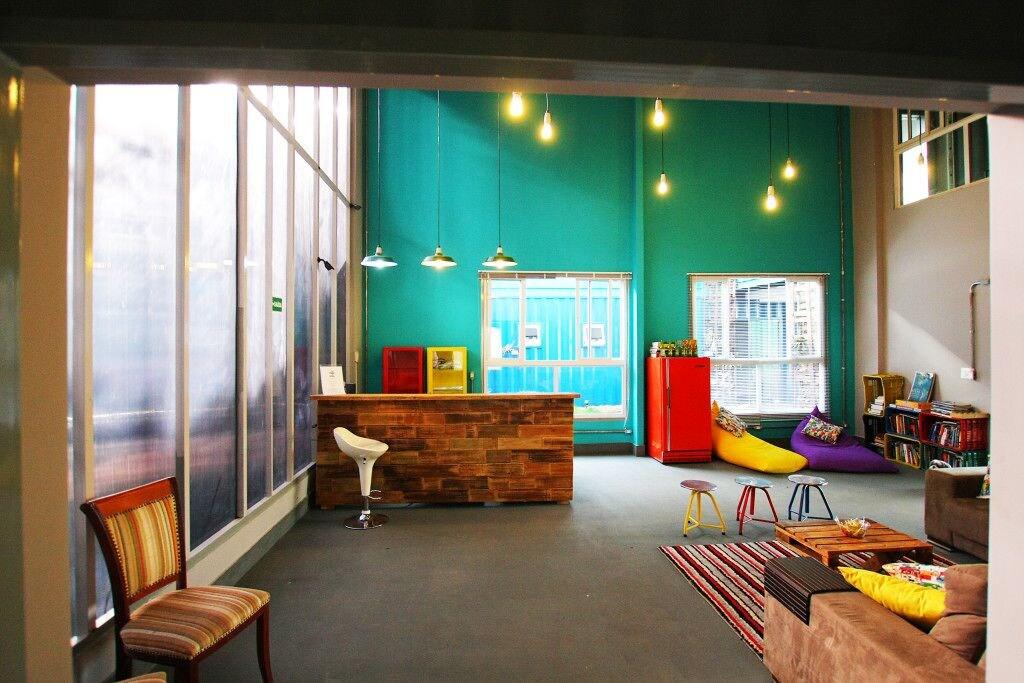 Vista Lobby Tetris Container Hostel