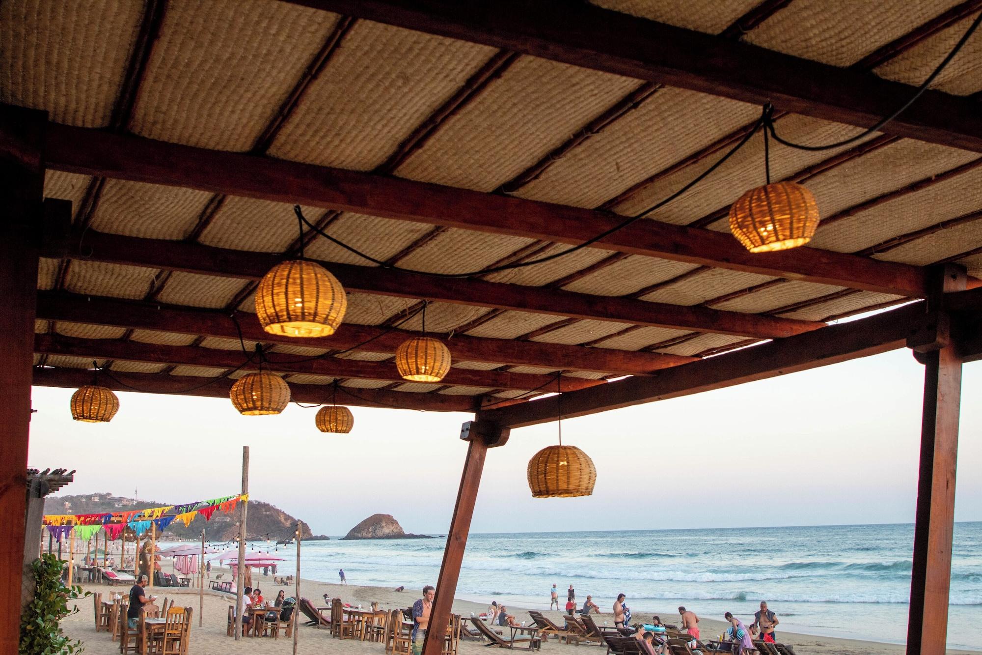 Vista Exterior Hotel Playa Zipolite
